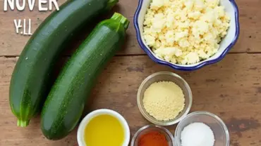 Ingredients for Vegan Air Fryer Zucchini