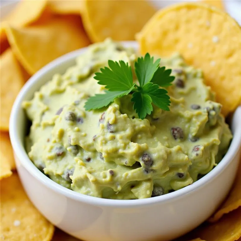 Vegan Creamy Avocado Black Bean Dip