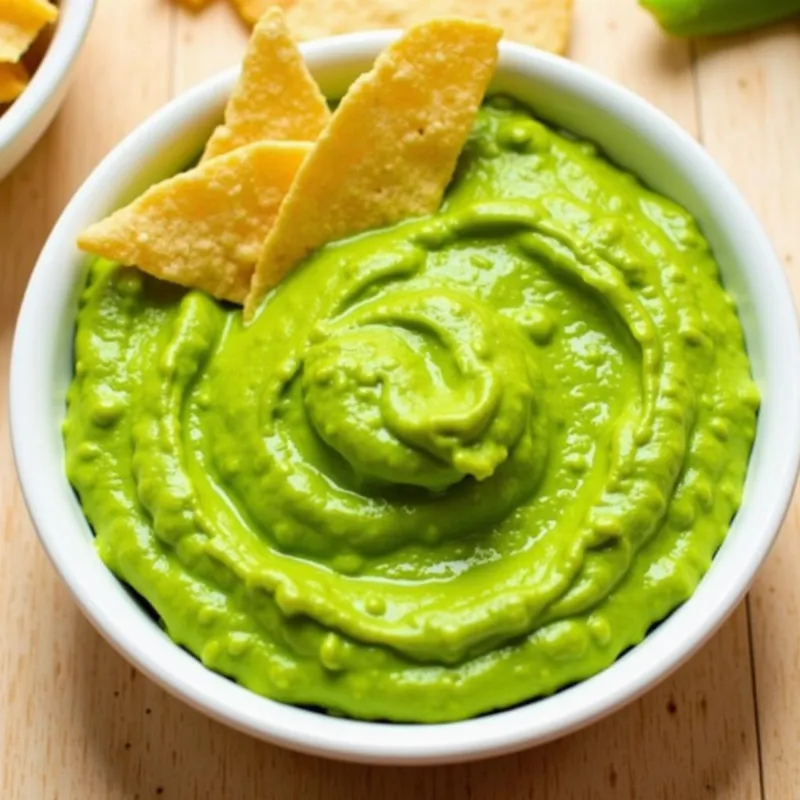 Avocado Cilantro Dip in a bowl, ready to be served.