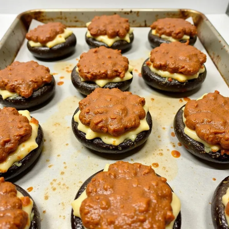 Baking Stuffed Portobello Mushrooms in the Oven