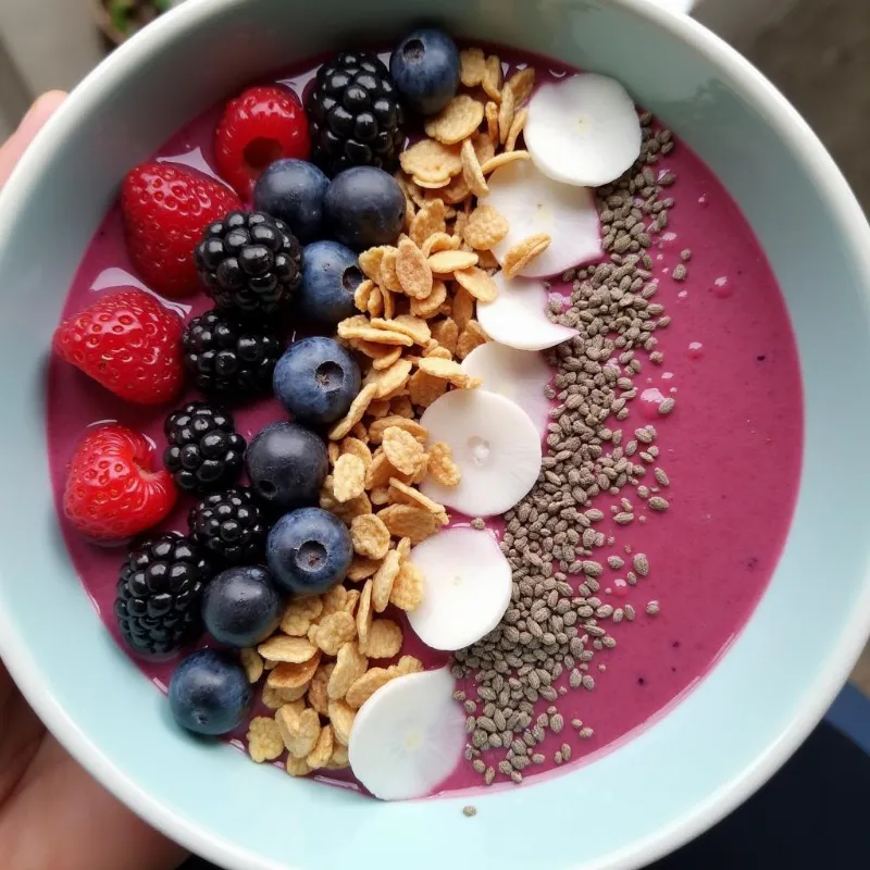 Vibrant Berrylicious Smoothie Bowl