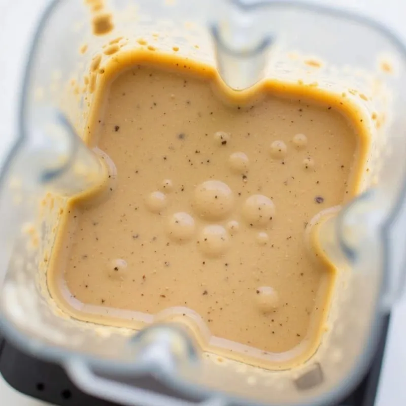 Blending Vegan Mushroom Soup for Creamy Texture