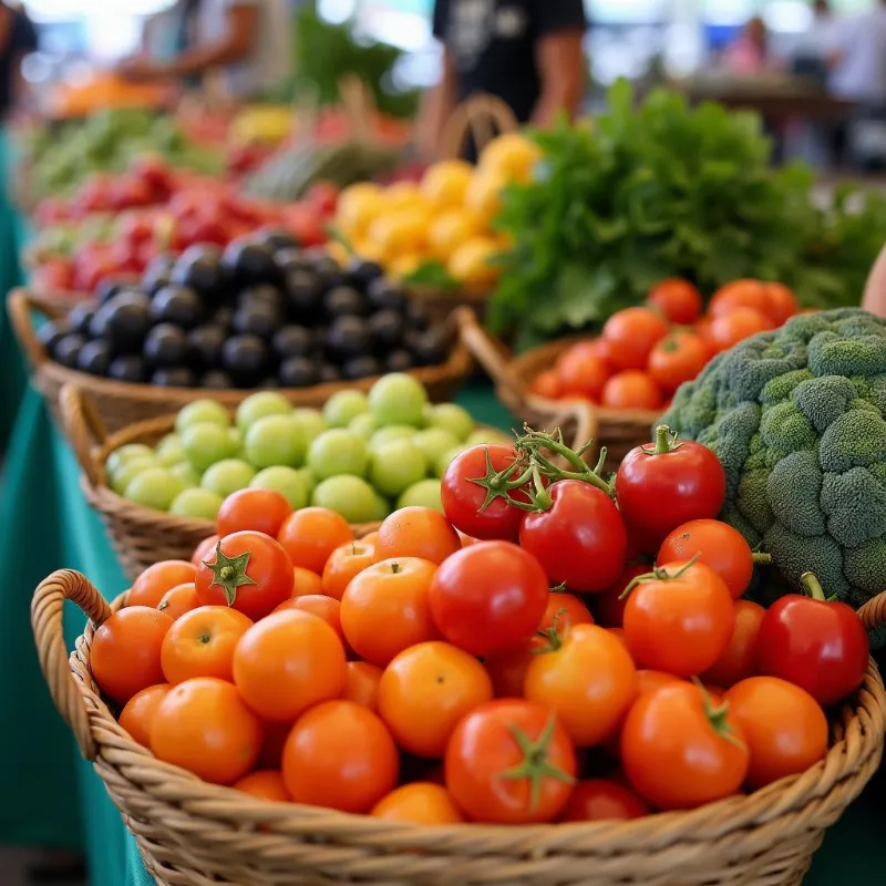 Charlotte Farmers Market Vegan Produce