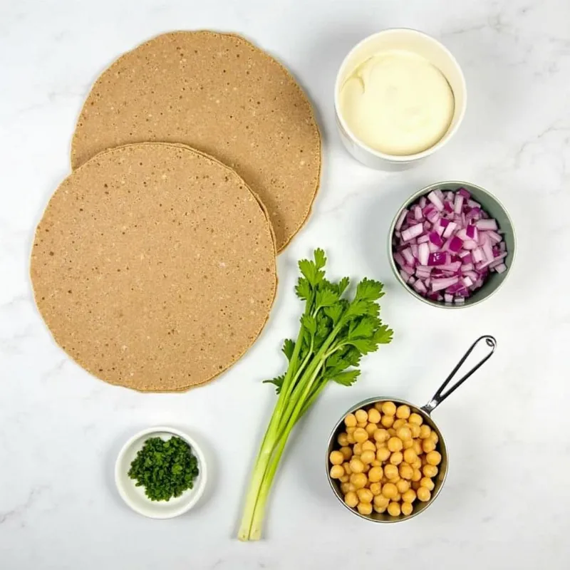 Vegan Chickpea Salad Wraps