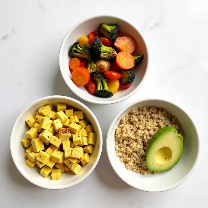 Colorful Vegan Bowls for Kids