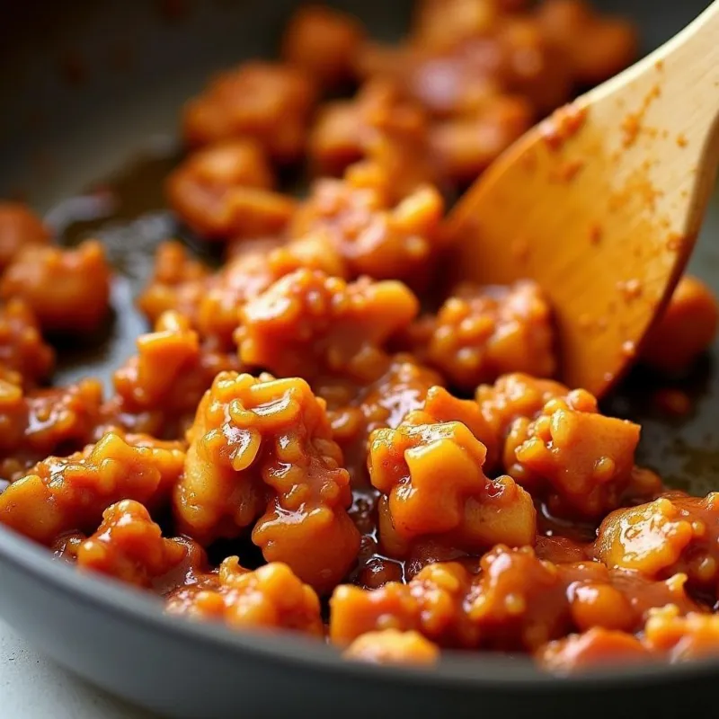 Cooking Vegan Pulled Pork Jackfruit