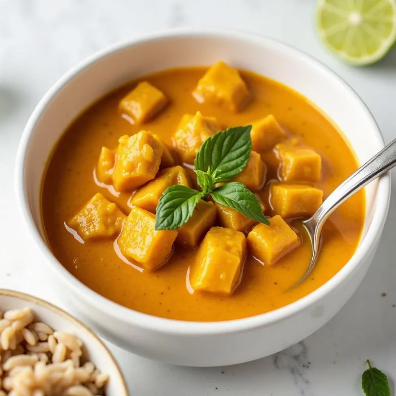 Creamy Vegan Coconut Curry in a Crockpot