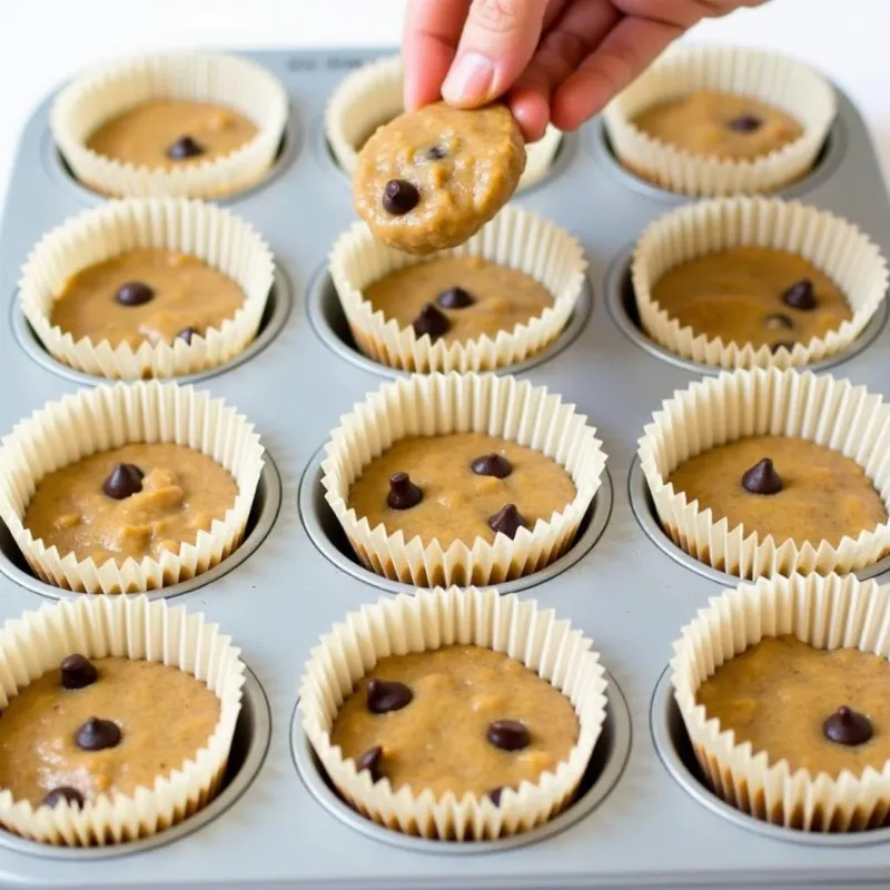 Filling Muffin Cups