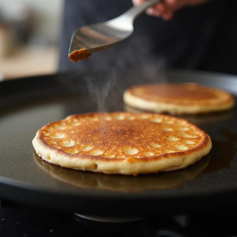 Flipping Vegan Banana Oat Pancakes