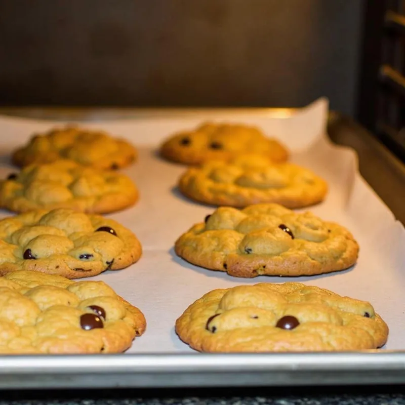 Freshly Baked Vegan Pumpkin Chocolate Chip Cookies