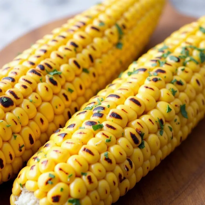 Grilled Corn on the Cob with Chipotle Lime Butter