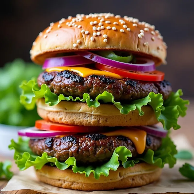 Grilled Portobello Mushroom Burgers