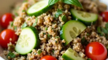 Vegan Mediterranean Quinoa Salad