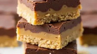 No-Bake Chocolate Peanut Butter Bars