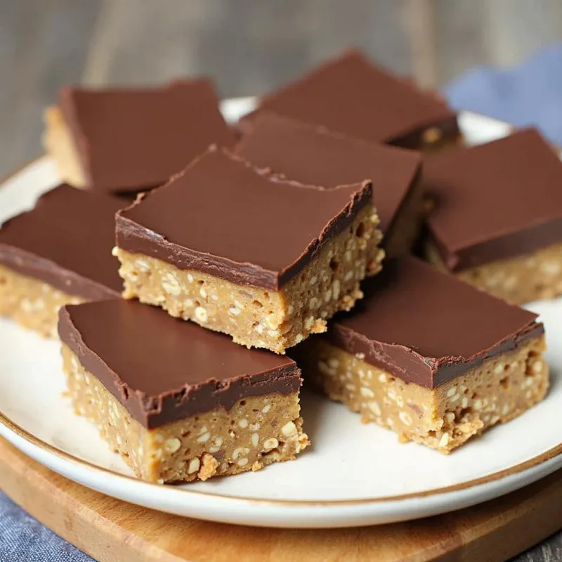 No-Bake Vegan Chocolate Peanut Butter Bars