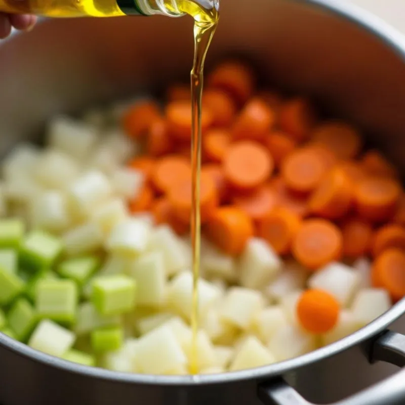 Vegan Cabbage Soup with Olive Oil