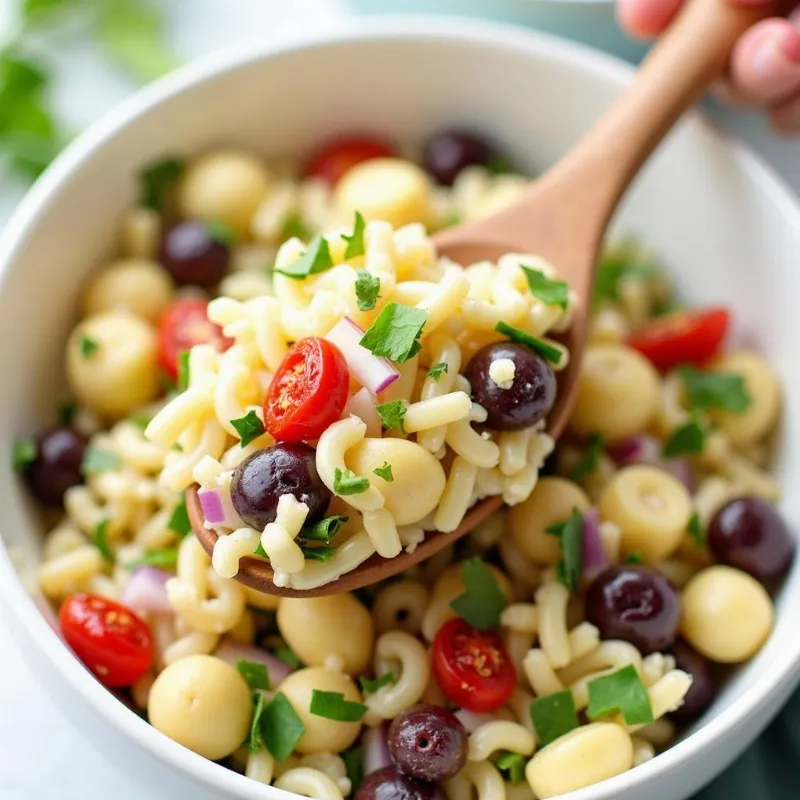 Lemony Orzo Pasta Salad with Artichoke Hearts