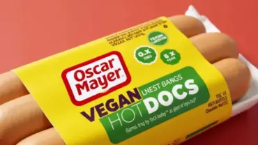 Package of Oscar Mayer Vegan Hot Dogs