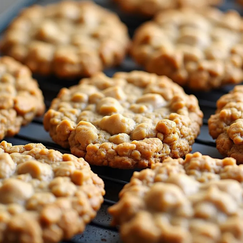 Perfectly Baked Vegan Peanut Butter Oatmeal Cookies 