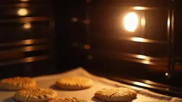 Preheating oven, lining baking sheet