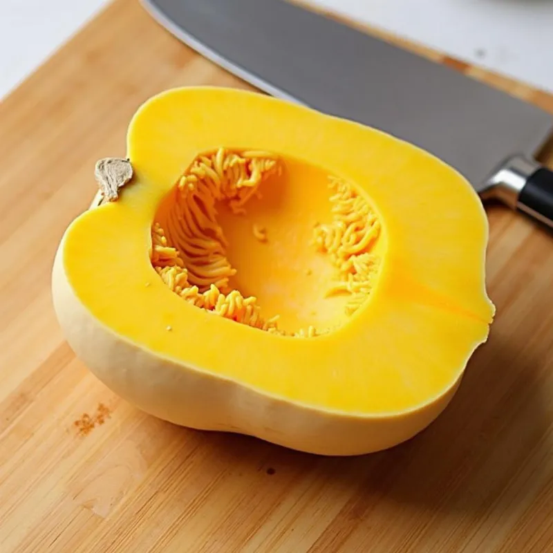 Preparing Butternut Squash