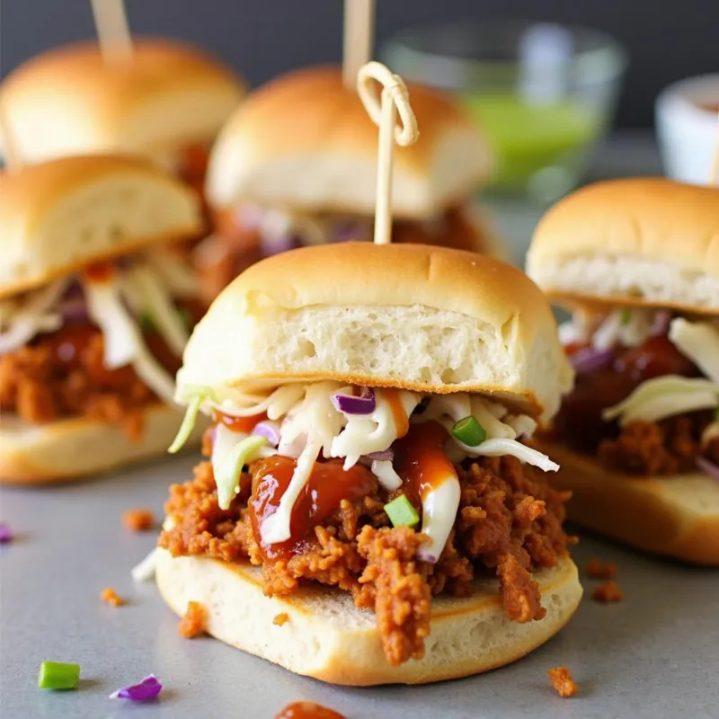 Pulled Jackfruit Sliders