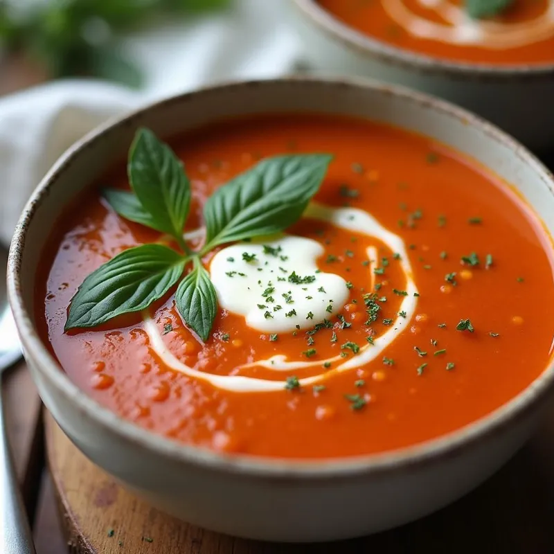 Quick Vegan Tomato Soup