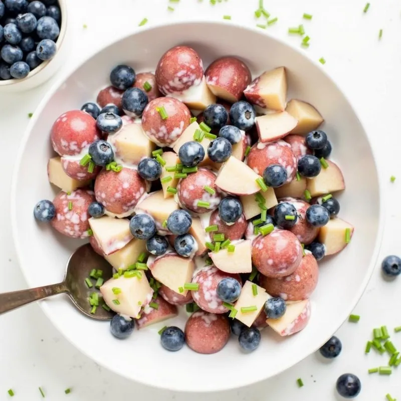 Red, White, and Blue Potato Salad