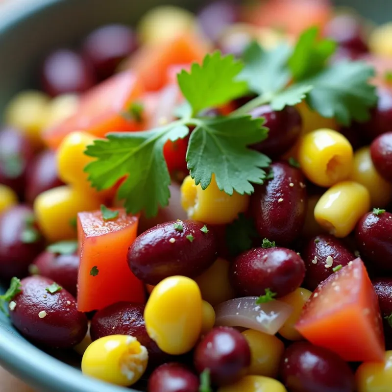 Refreshing Vegan Kidney Bean Salad