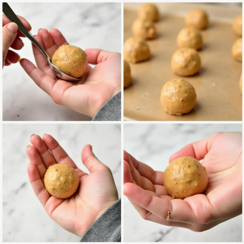 Rolling Vegan Peanut Butter Balls