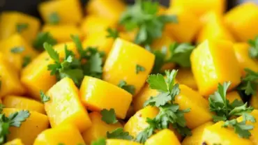 Vegan sauteed summer squash with garlic and parsley