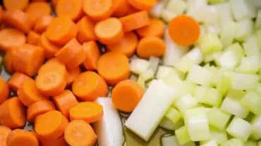 Sauteed Vegetables for Vegan Bean Soup