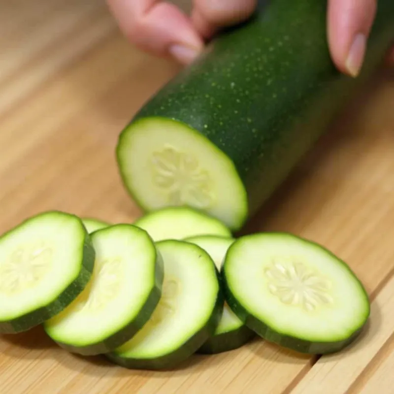 Slicing Zucchini for Air Fryer