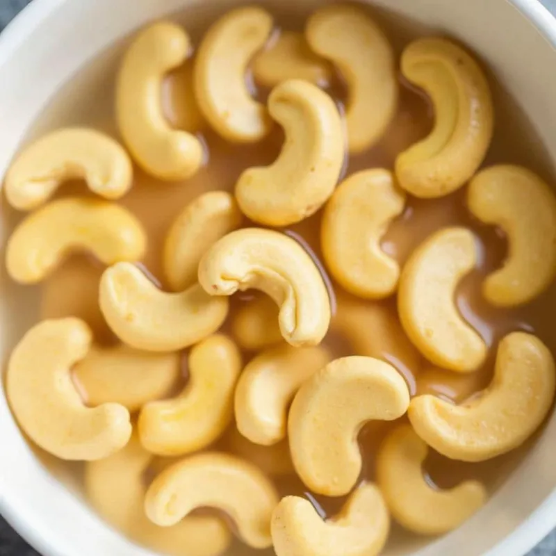 Soaked Cashews in Water