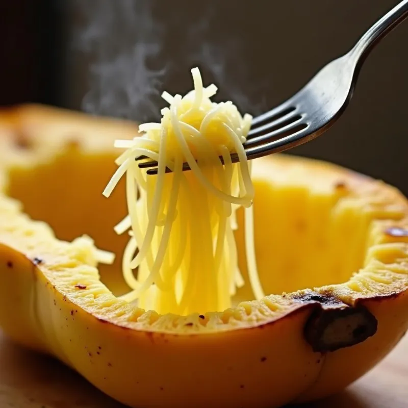 Scraping Spaghetti Squash with a Fork