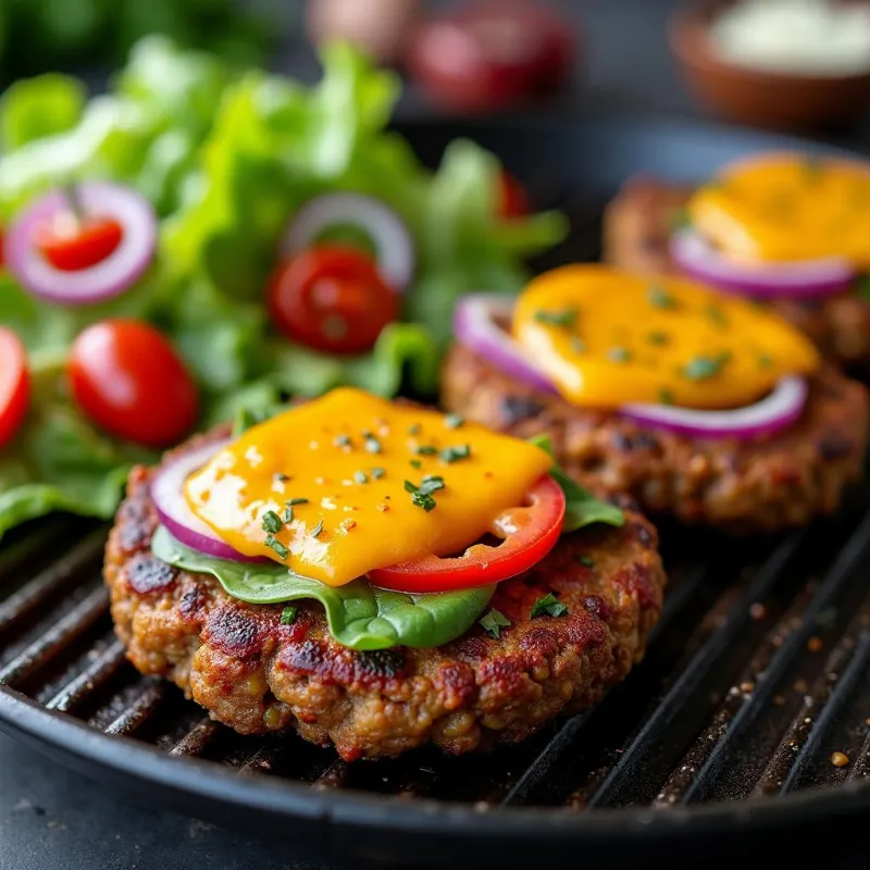 Vegan Spicy Black Bean Burgers