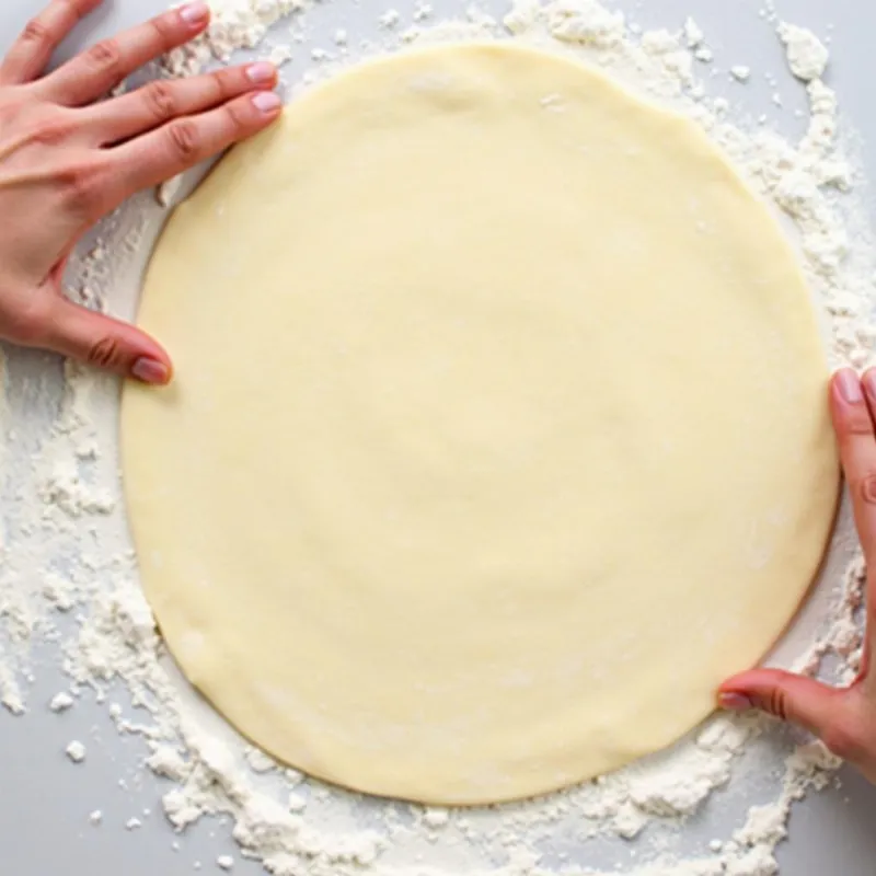 Stretching Vegan Pizza Dough