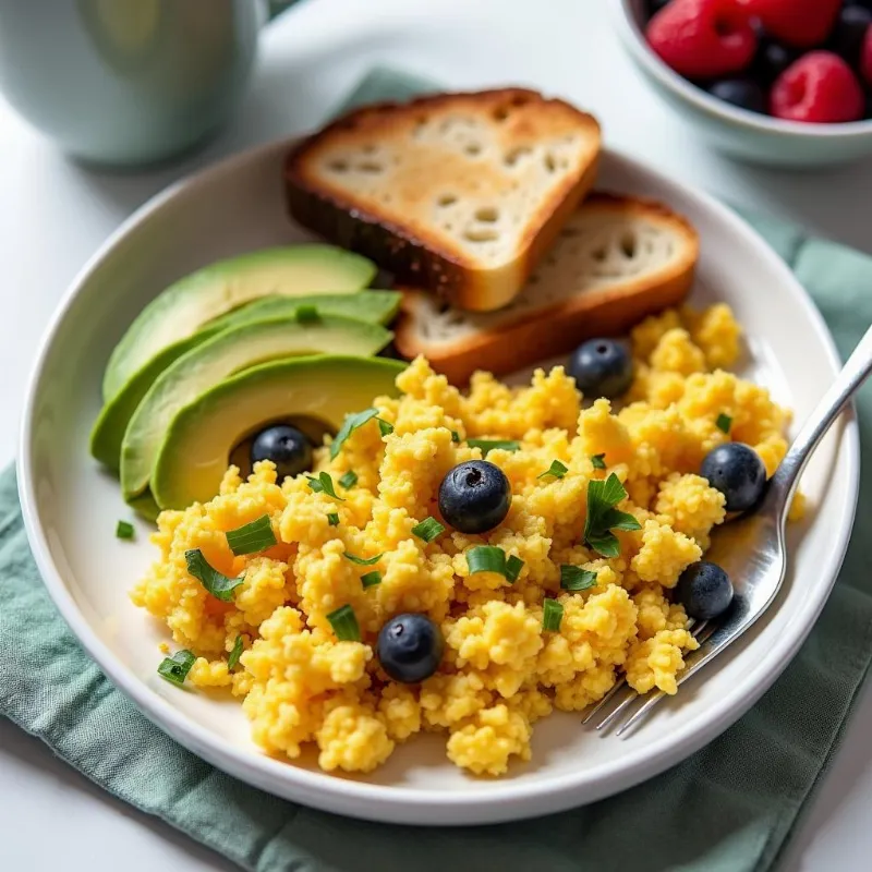 Vegan Tofu Scramble Breakfast