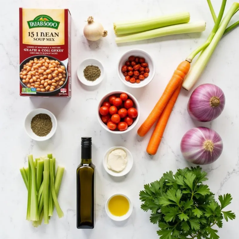 Vegan 15 Bean Soup Ingredients