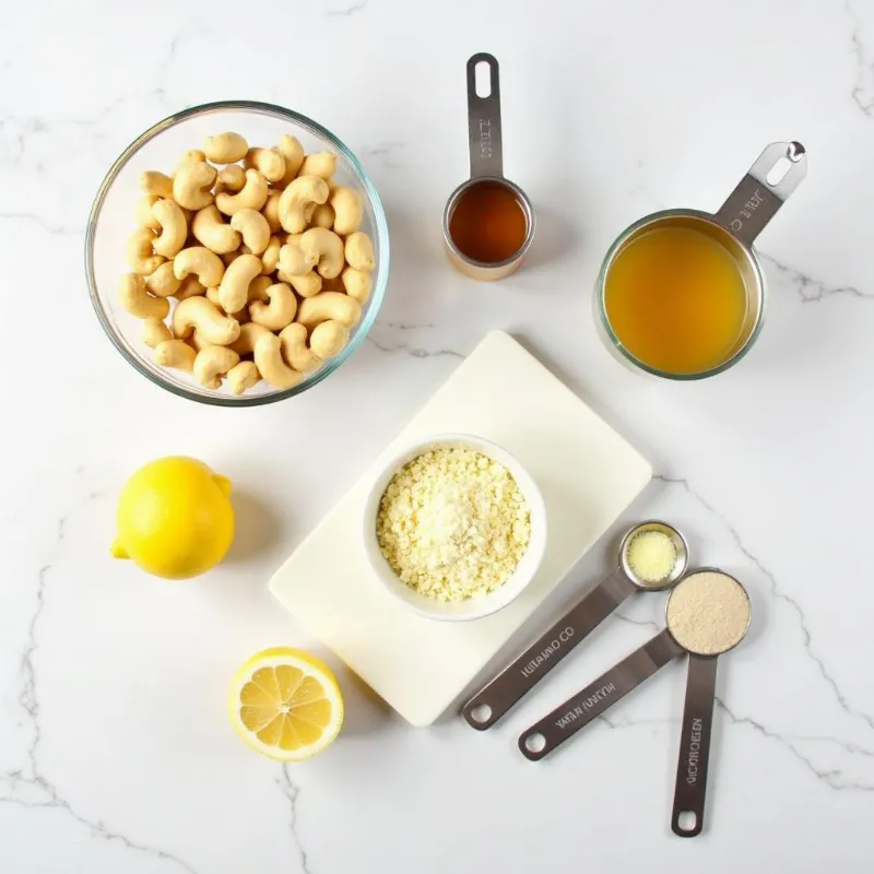 Vegan Alfredo Ingredients