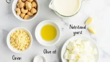 Vegan alfredo sauce ingredients