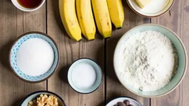 Vegan Banana Bread Ingredients