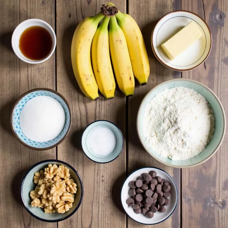 Vegan Banana Bread Ingredients