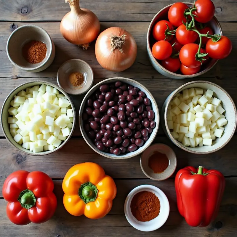 Vegan Black Bean Soup Ingredients