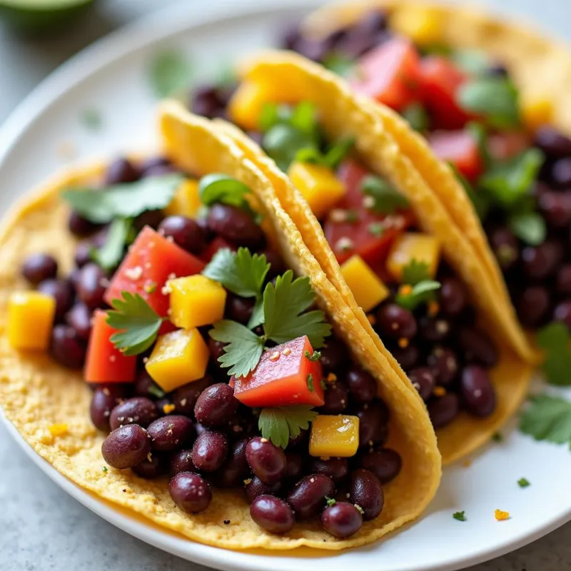 Vegan Black Bean Tacos