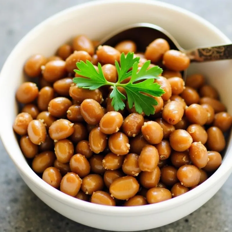 Hearty Vegan Black Eyed Peas in a Bowl