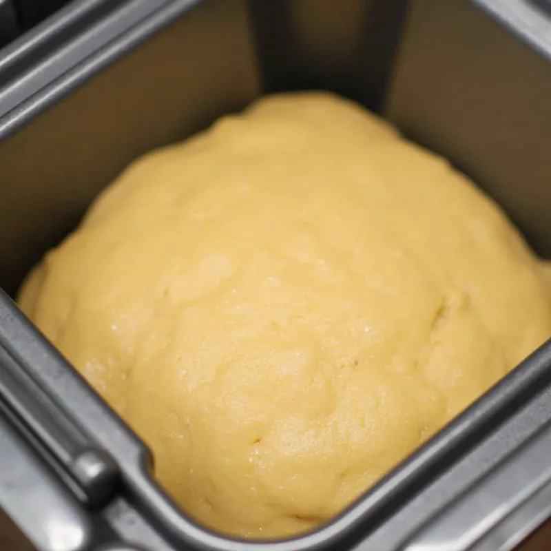 Vegan bread baking in bread machine