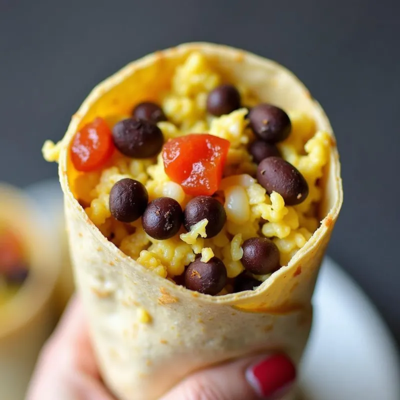 Vegan Breakfast Burrito Ready to Eat