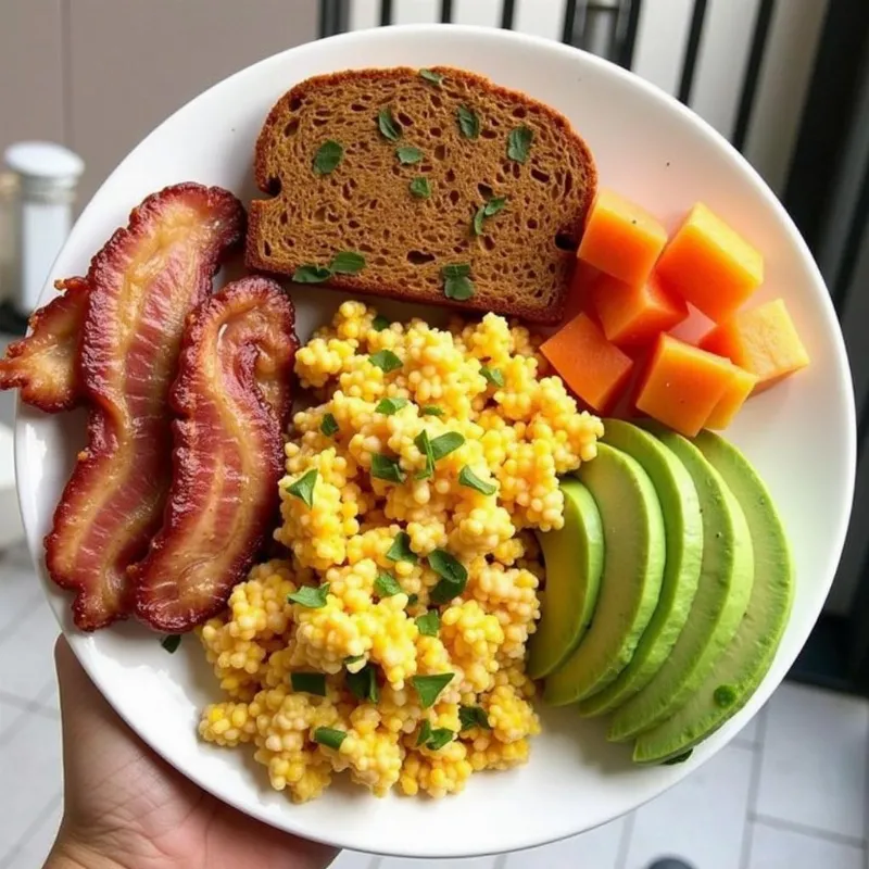 Vegan Breakfast Plate in San Diego