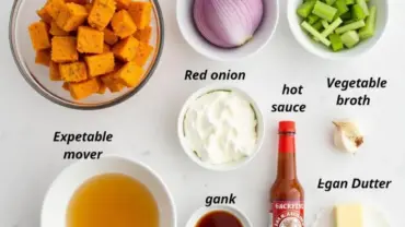 Vegan Buffalo Chicken Dip Ingredients